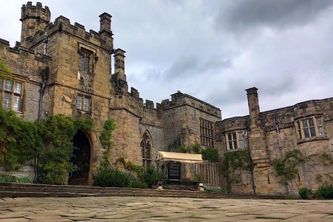 Courtyard at Haddon Hall
